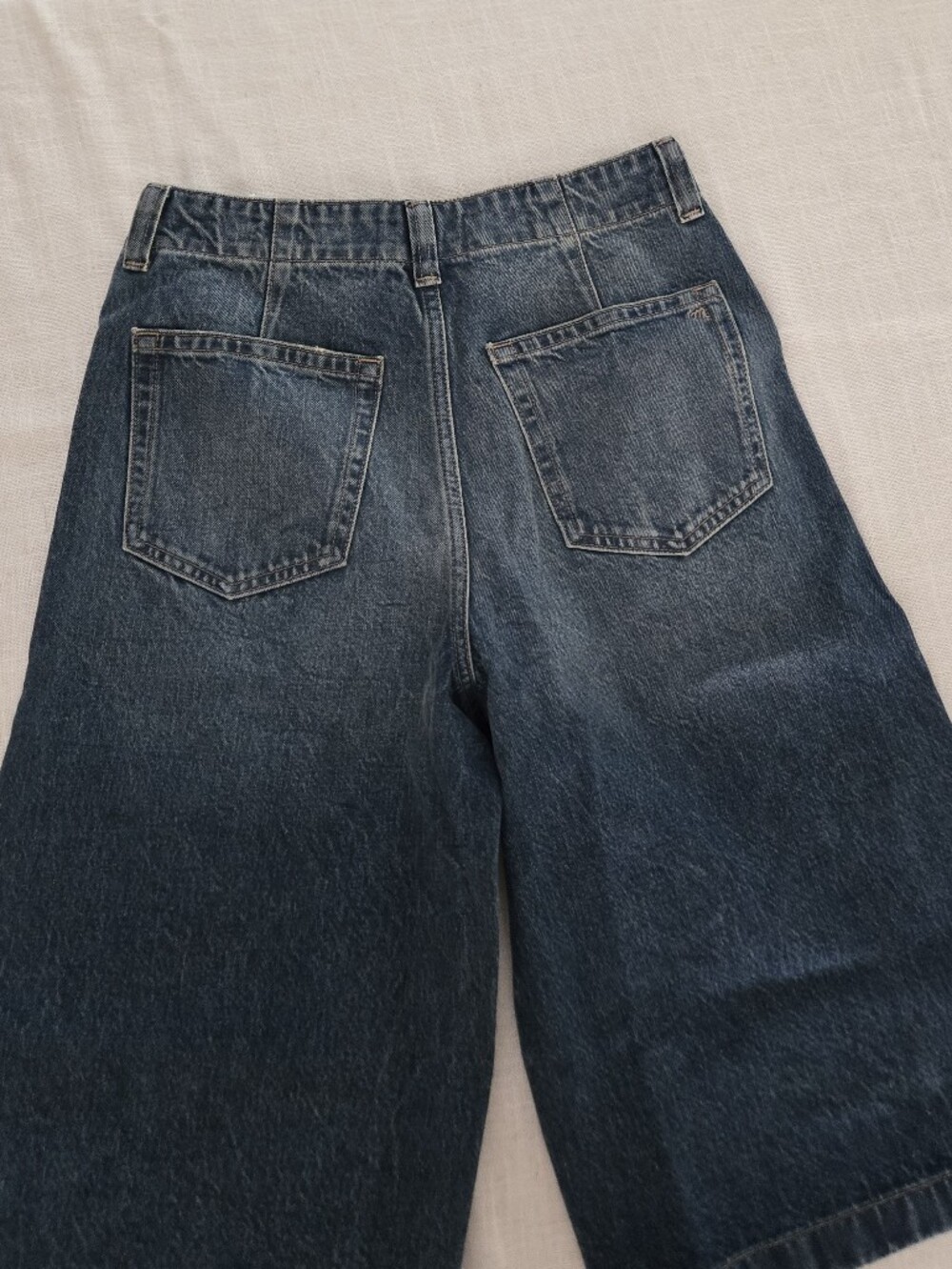 NWT Madewell Denim Culottes in Greendale Wash - Picture 7 of 9
